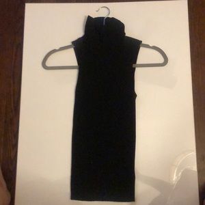 EXPRESS sleeveless turtle neck top